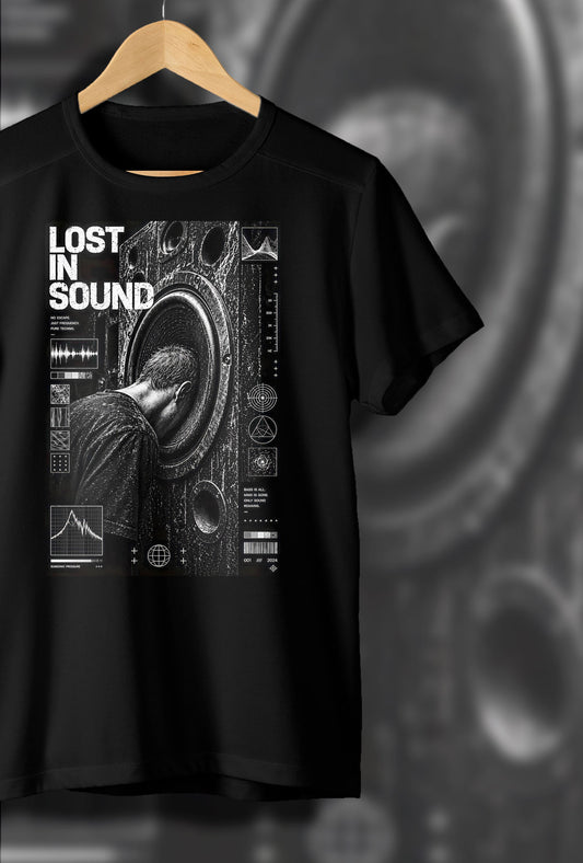 Lost In Sound — Speaker Head Tee